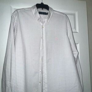 Ralph Lauren White Casual Button Down Shirt